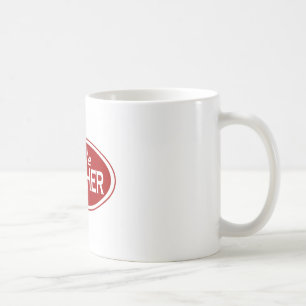 Lite (oval) broder, kaffemugg