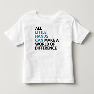 Lite på burk händer småbarnT-tröja T Shirt