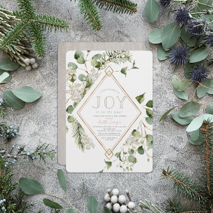 Lite paket av Joy Eucalyptus Baby Shower Inbjudningar
