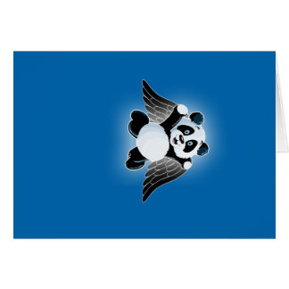 lite pandaängel hälsningskort