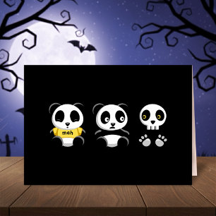 Lite Pandas i den tomma mörken Kort