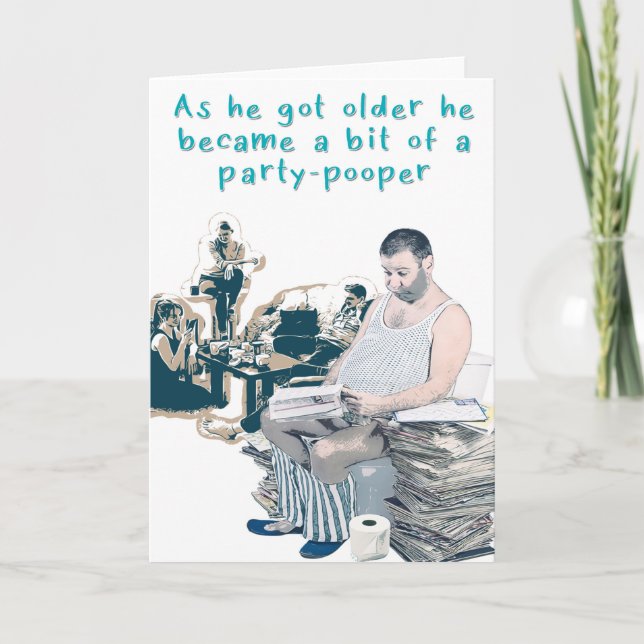 Lite party-pooper kort (Framsida)