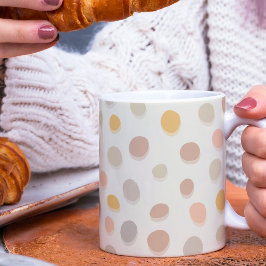 Lite Påsk Småsten på grädde - mönster. Kaffemugg