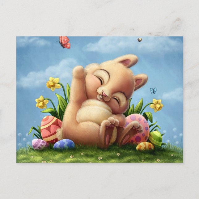 Lite Påskhare Helg Vykort (Framsida)