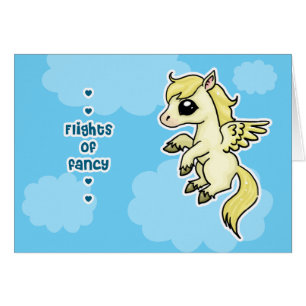 Lite Pegasus Hälsningskort