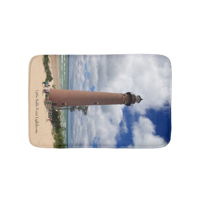 Lite pekar soblet fyrbathmaten badrumsmatta (Framsidan)