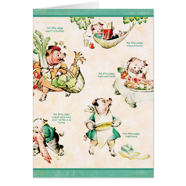 Lite Piggies kort (Framsidan)