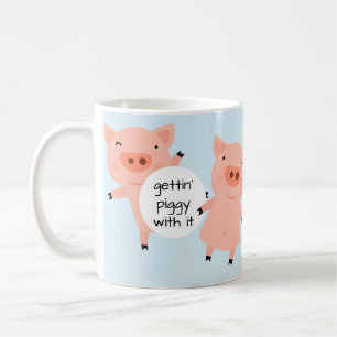 Lite Piggies överallt Kaffemugg
