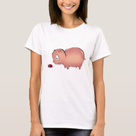 Lite Piggy följer nyckelpiga T-shirt