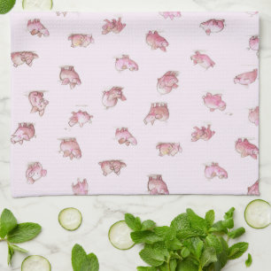 Lite Piggy Kökshandduk