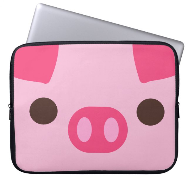 Lite Piggy Laptop Sleeve (Framsidan)
