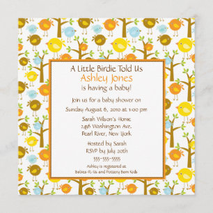 Lite pippibaby shower inbjudningar