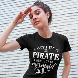 Lite Pirat i Sjöjungfru T Shirt