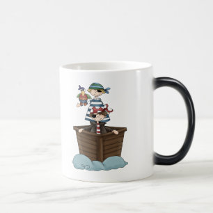 Lite pirater magisk mugg