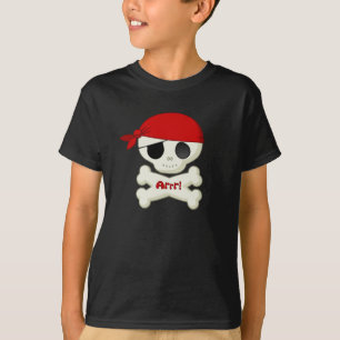 Lite piratskalle och CrossbonesT-tröja Tee