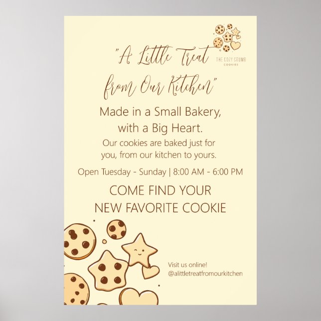 Lite prat från köket poster (Framsidan)