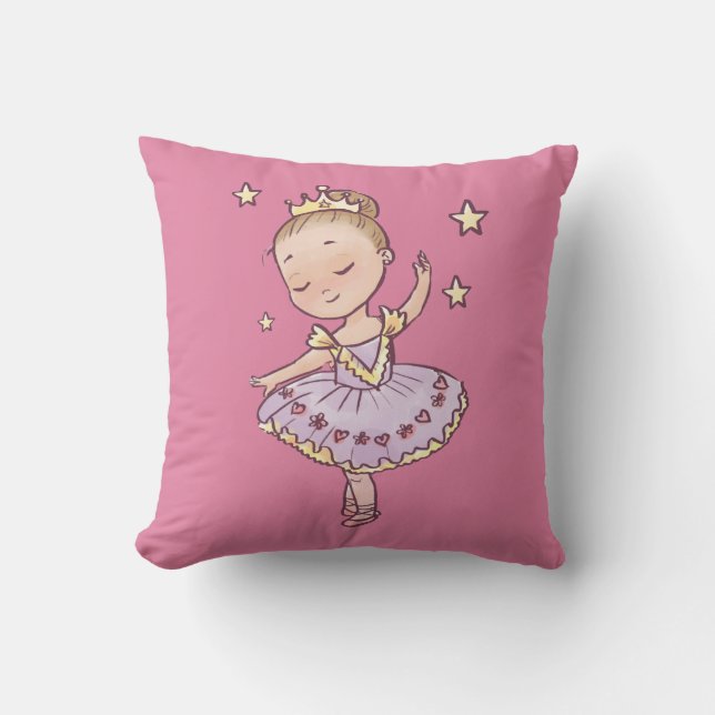 Lite Princess Ballerina Kudde (Framsida)