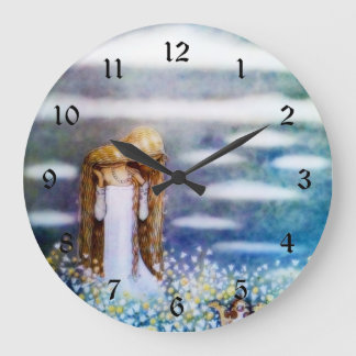 Lite Princess Cottongrass Stor Klocka