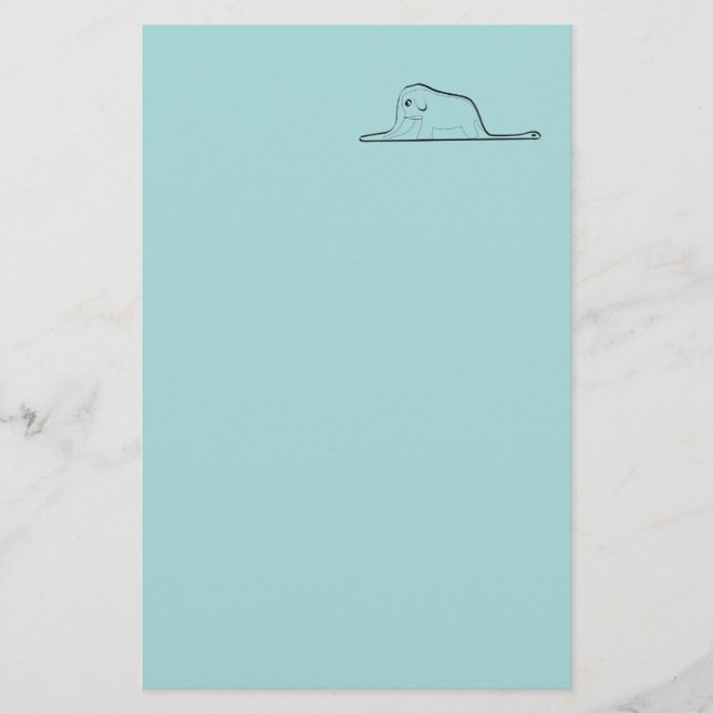 Lite princeteckningbrevpapper brevpapper (Framsida)