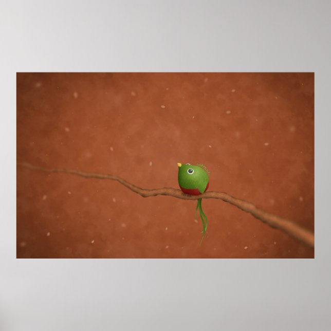 Lite Quetzal Poster (Framsidan)