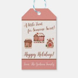 Lite rå för nån Sweet Gingerbröd House Presentetikett
