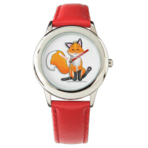 Lite rävklocka armbandsur