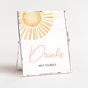 Lite Ray från Sunshine Baby Shower Drinks Poster