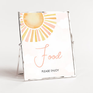 Lite Ray från Sunshine Baby Shower Food Poster