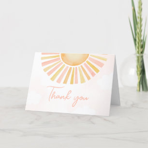 Lite Ray från Sunshine Baby Shower Tack Kort