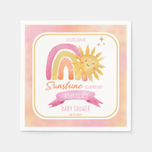 Lite Ray från Sunshine Girl Baby Shower Pappersservett