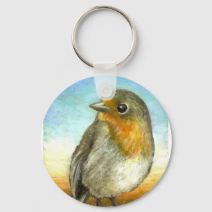 Lite Robin Nyckelring