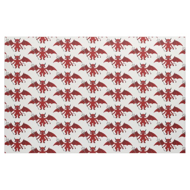 Lite röd djävulen Thunder_Cove Tyg (Fat Quarter)