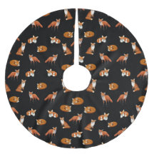 Lite röd Noir rävjulgrankjol