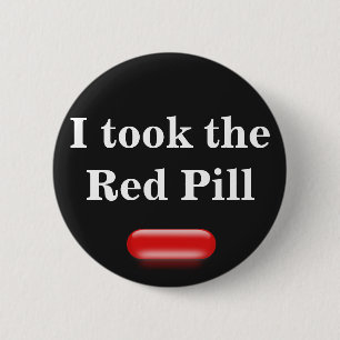 Lite röd Pill Knapp