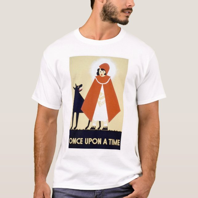 Lite röd ridninghuva 1937 WPA T Shirt (Framsida)