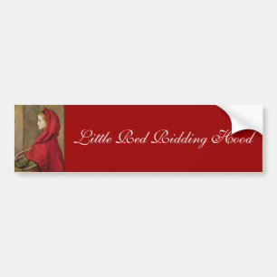 Lite röd ridninghuva av John Everett Millais Bildekal