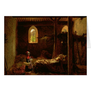 Lite röd ridninghuva, c.1820 hälsningskort