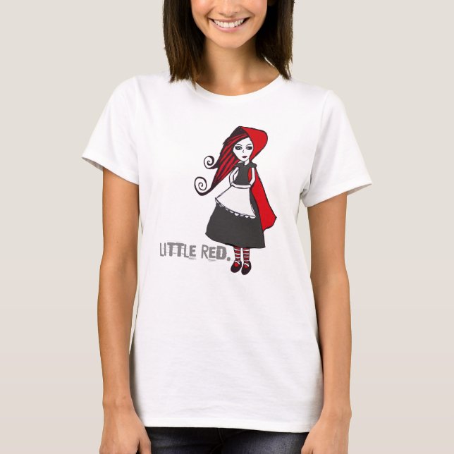 "Lite röd" utslagsplats Tee Shirt (Framsida)