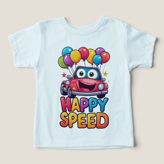 🚙 Lite rolig bilkörning för vardagslek 🎉 T Shirt (Design Framsida)