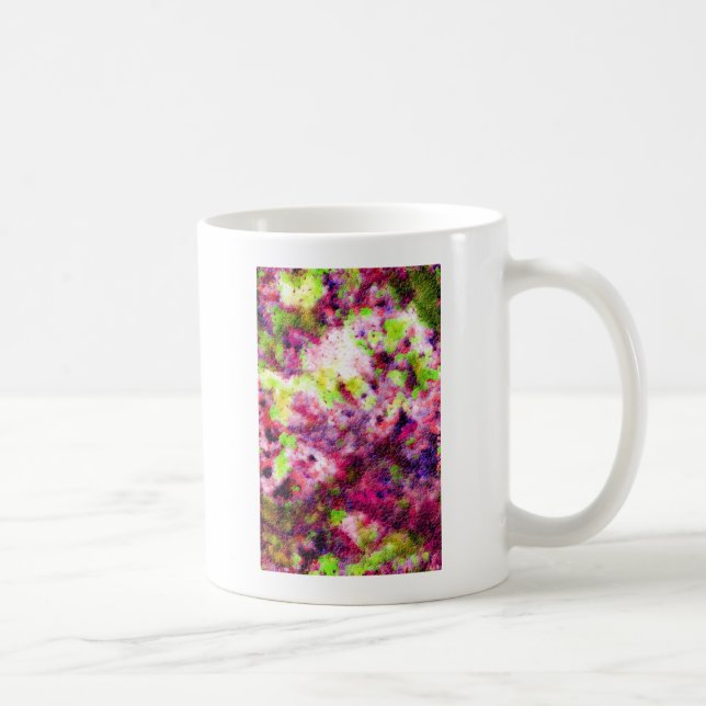 Lite Rosa, en Abstrakt Kaffemugg (Höger)