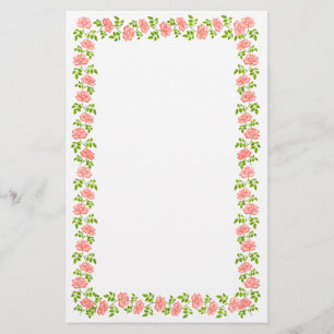 Lite rosa engelsk brevpapper för Tearo