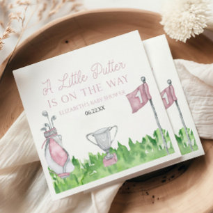 Lite Rosa Golf Baby Shower Pappersservett