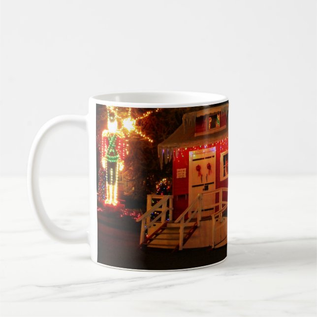 Lite rött kaffemugg (Vänster)
