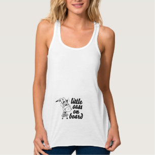 lite sass på T-shirt ombord Linne Med Racerback