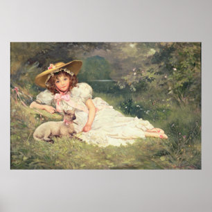 Lite shepherdessen poster
