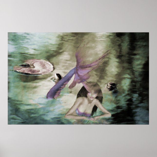 Lite Sjöjungfru Poster (Framsidan)