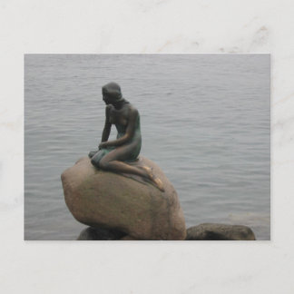 Lite sjöjungfrun vykort