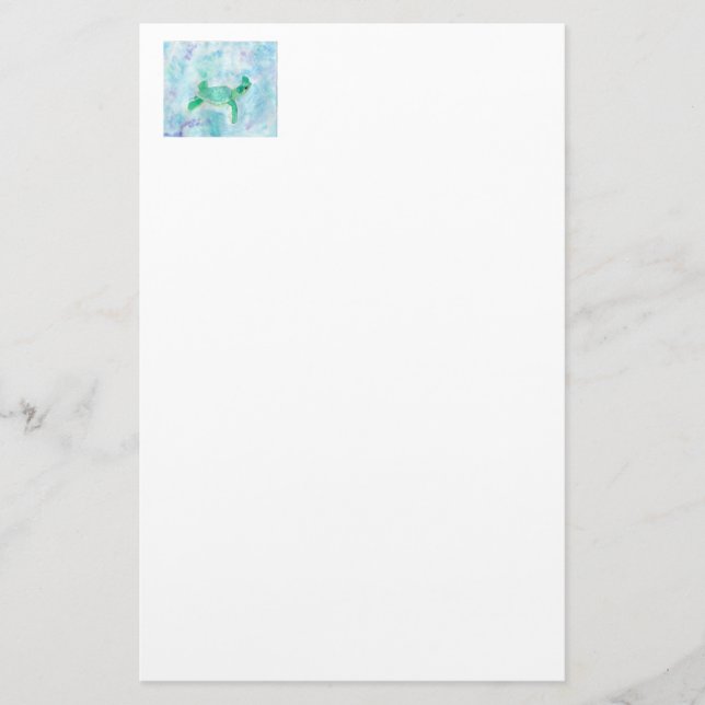 Lite sköldpadda brevpapper (Framsida)