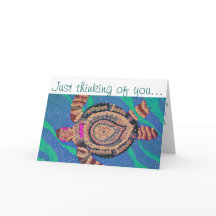 Lite sköldpadda med många fläckar