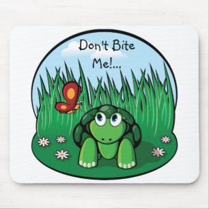 Lite sköldpaddan, biter inte mig! … mousepad musmatta